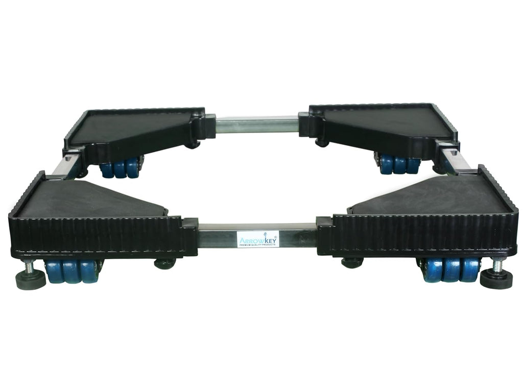 Premium Heavy Duty Adustustable 24 Wheel Stand/Trolley Suitable for Front/Top Load Washing Machine/Refrigerator/Dishwasher/Fridge Stand/Trolley,Capacity Upto 250 Kg,