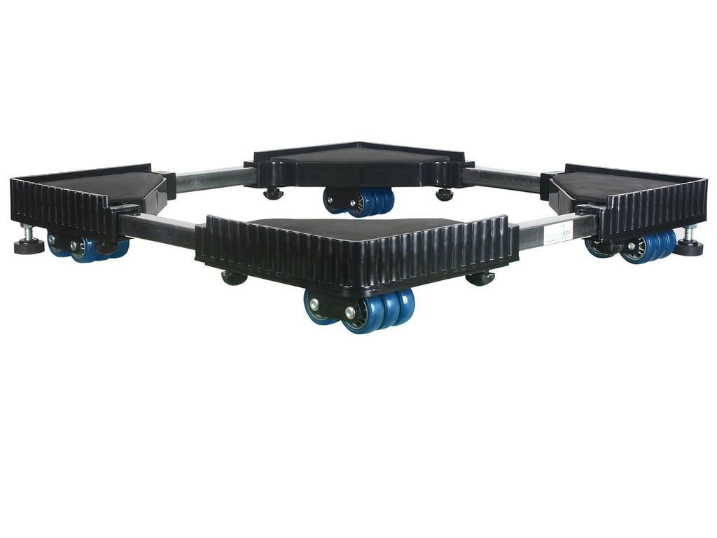 Premium Heavy Duty Adustustable 24 Wheel Stand/Trolley Suitable for Front/Top Load Washing Machine/Refrigerator/Dishwasher/Fridge Stand/Trolley,Capacity Upto 250 Kg,